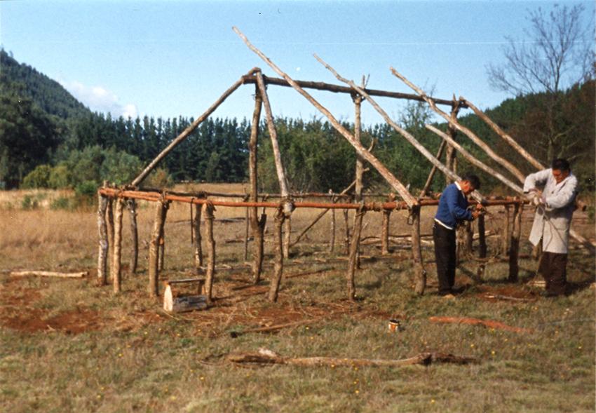 Construcción de estructura exterior Construcción de estructura exterior